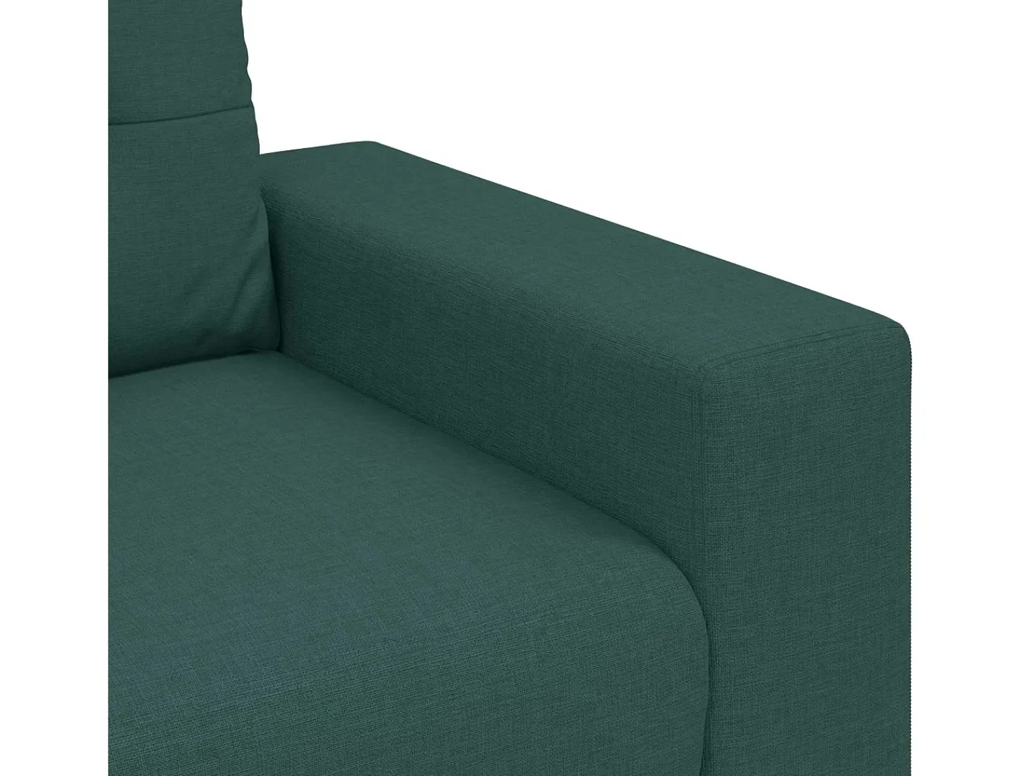 Best vidaxl | Conjunto de Sofás | 2 pcs Amarelo 221 x 78 x 80 cm Tecido Verde