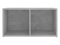 Discount 8 pcs conjunto de móveis de TV derivados madeira cinza cimento PT966541 Cinzento