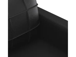 Discount vidaxl 2 pcs conjunto de sofás com almofadões couro artificial Preto