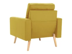 Sofá*vidaxl 2 pcs conjunto de sofás tecido Amarelo