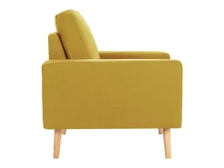 Sofá*vidaxl 2 pcs conjunto de sofás tecido Amarelo