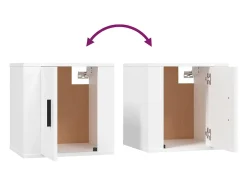 Móvel De Tv*vidaxl 2 pcs conjunto móveis de TV derivados de madeira Branco