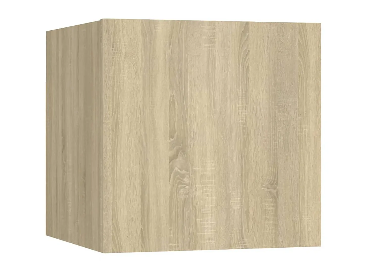 Móvel De Tv| 6 pcs conjunto móveis de TV derivados madeira carvalho sonoma PT175029 Castanho