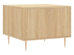 Mesa De Centro| 2 pcs Mesas de centro | Mesa de apoio | Mesa de café 50x50x40cm deriv. madeira carvalho sonoma Castanho