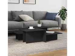 2 pcs Mesas de centro | Mesa de apoio | Mesa de café derivados de madeira^ Mesa De Centro