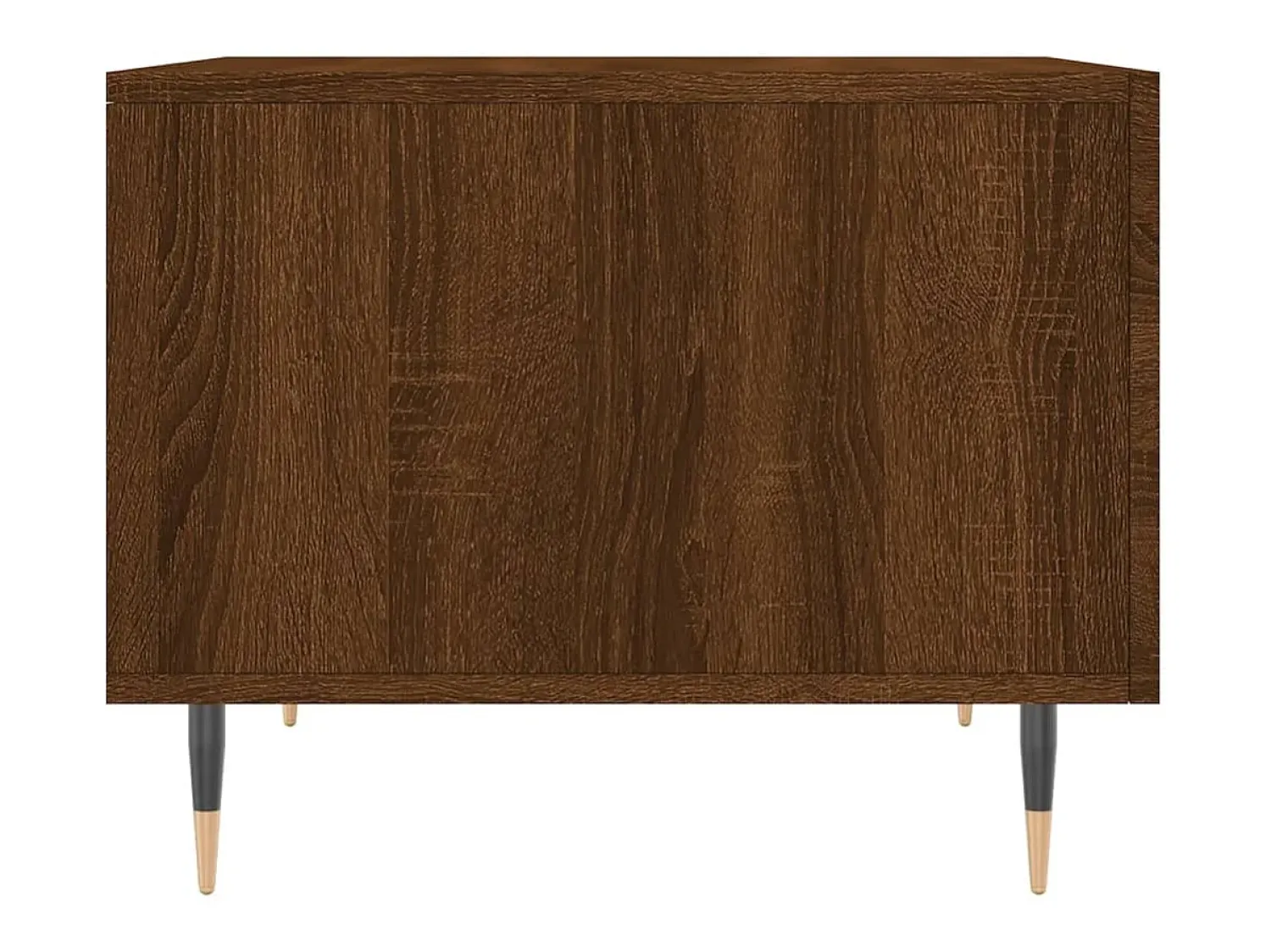 Mesa De Centro| 2 pcs Mesas de centro | Mesa de apoio | Mesa de café 50x50x40 cm madeira proc. carvalho Castanho