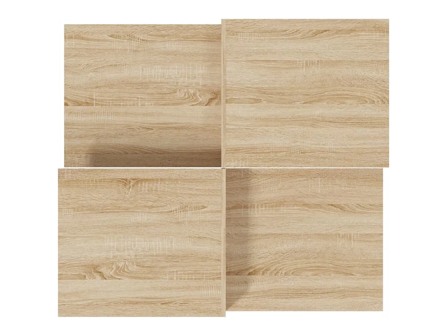 Mesa De Centro* 2 pcs Mesas de centro | Mesa de apoio | Mesa de café derivados de madeira carvalho sonoma Castanho