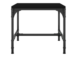 Mesa De Centro* 2 pcs Mesas de centro | Mesa de apoio | Mesa de café 40x40x35 cm derivados de madeira Preto
