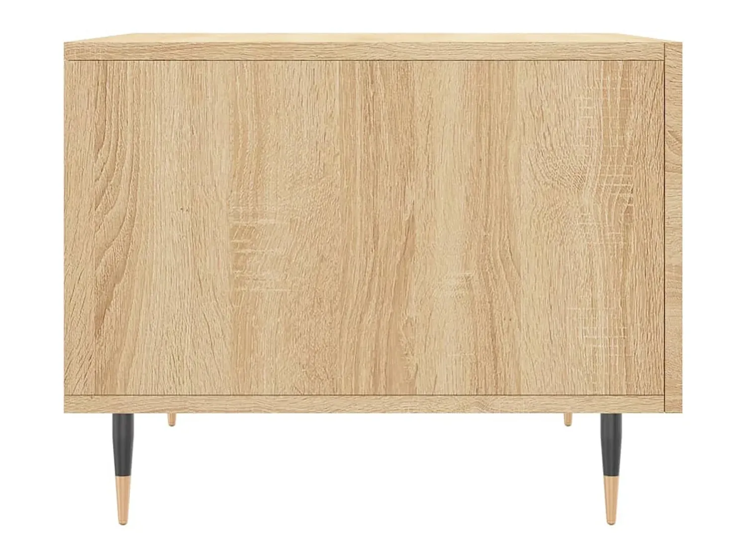 Mesa De Centro* 2 pcs Mesas de centro | Mesa de apoio | Mesa de café 50x50x40cm deriv. madeira carvalho sonoma Castanho