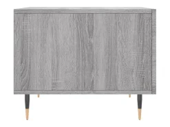 Mesa De Centro* 2 pcs Mesas de centro | Mesa de apoio | Mesa de café 50x50x40 cm madeira proc. sonoma cinza Cinzento