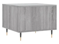 Mesa De Centro* 2 pcs Mesas de centro | Mesa de apoio | Mesa de café 50x50x40 cm madeira proc. sonoma cinza Cinzento