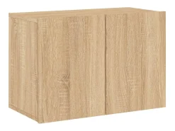 Móvel De Tv*vidaxl 5 pcs móveis de parede p/ TV derivados madeira carvalho sonoma Natural claro