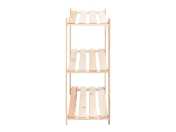 10 unidades arrumação 3 prateleiras 80x38x90cm pinho 150 kg PT294427^ Prateleira