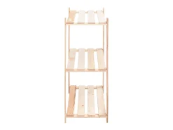 5 unidades arrumação 3 prateleiras 80x38x90cm pinho 150 kg PT101545^ Prateleira