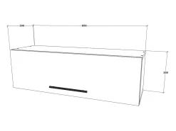 Outlet A prateleira modular haaus Kos, 1 porta, antracite, 30 x 30 x 95 cm Cinza antracite