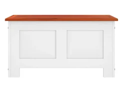 Acessórios De Arrumação* Arca de arrumação c/ tampa acácia maciça castanho e PT934312 Branco