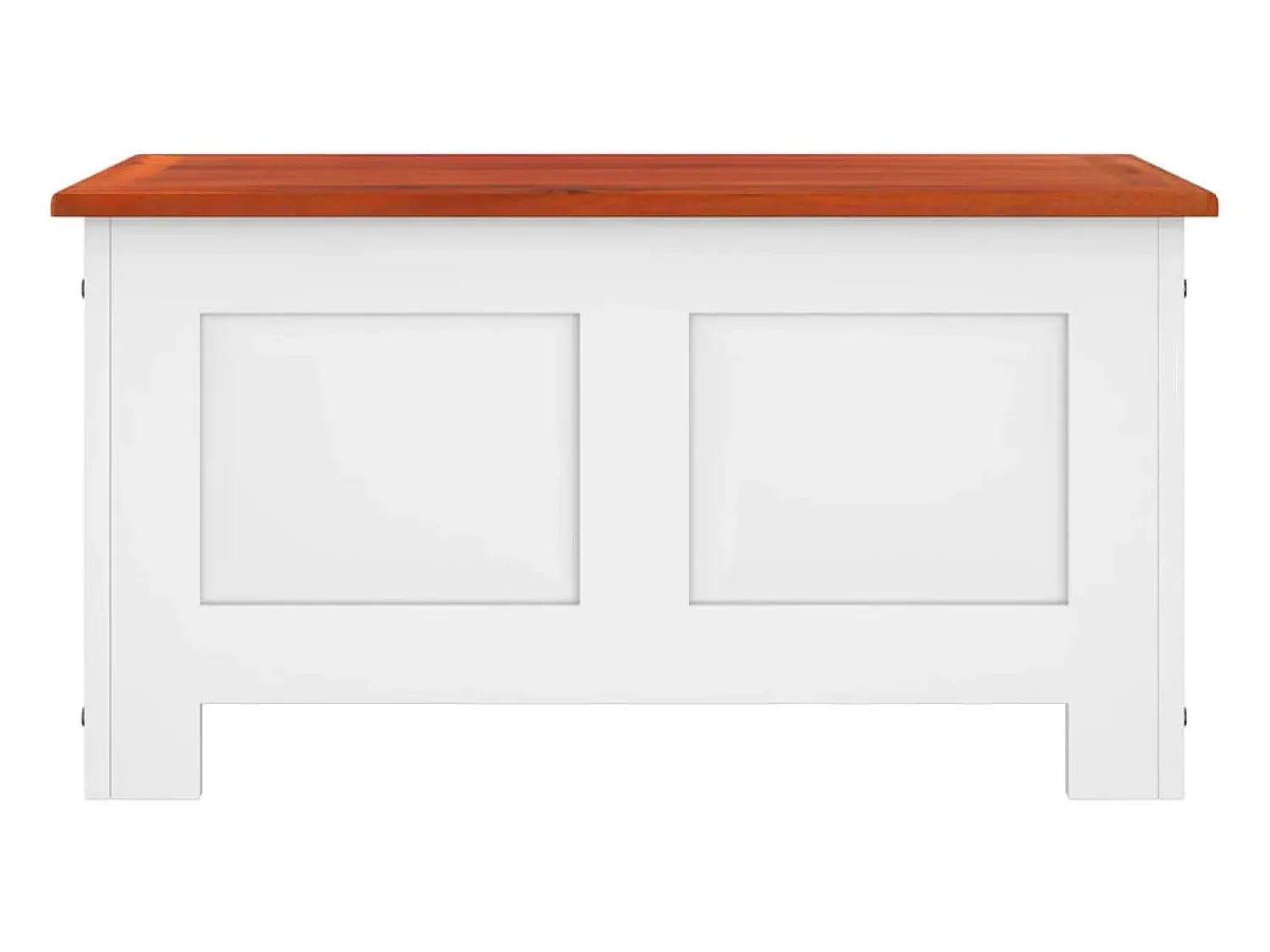 Acessórios De Arrumação* Arca de arrumação c/ tampa acácia maciça castanho e PT934312 Branco
