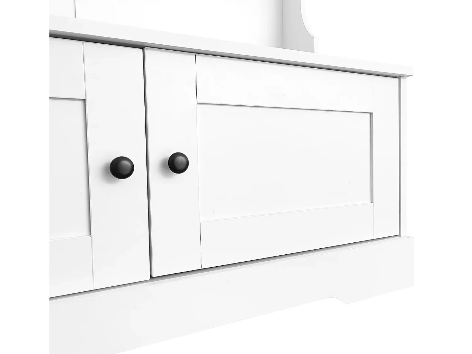 Merax Armário / Móvel de corredor com 2 portas e cabide - 101,5 x 47 x 183 cm - Aglomerado -^ Móvel De Entrada