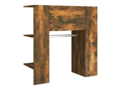 Clearance vidaxl Armário corredor 97,5x37x99cm derivados madeira carvalho fumado Natural claro