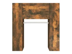 Clearance vidaxl Armário corredor 97,5x37x99cm derivados madeira carvalho fumado Natural claro
