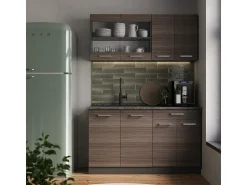 Móvel De Arrumação|Vicco Armário de cozinha para sótão inclinado cinza nobre 210x46x81.6 r-line Cinzento claro