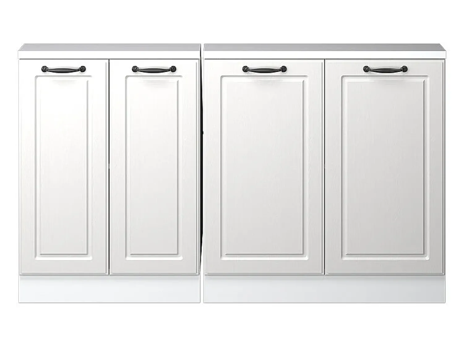 Vicco Armário de cozinha para sótão inclinado casa de campo branca 140x46x81.6 r-line^ Móvel De Arrumação