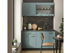 Discount Vicco Armário de cozinha para sótão inclinado -cinza 60x46x81.6 r-line Azul