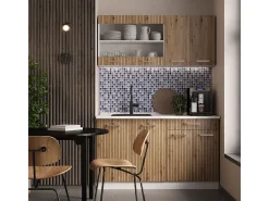 Móvel De Arrumação*Vicco Armário de cozinha para sótão inclinado carvalho artesanal 60x46x81.6 r-line Natural claro