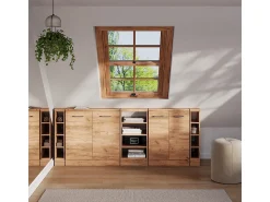 Móvel De Arrumação*Vicco Armário de cozinha para sótão inclinado carvalho goldkraft 15x46x81.6 r-line Natural escuro