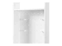 Móvel De Entrada*ModernLuxe Armário de entrada multifuncional - com bengaleiro e banco para guardar sapatos - MDF - Branco