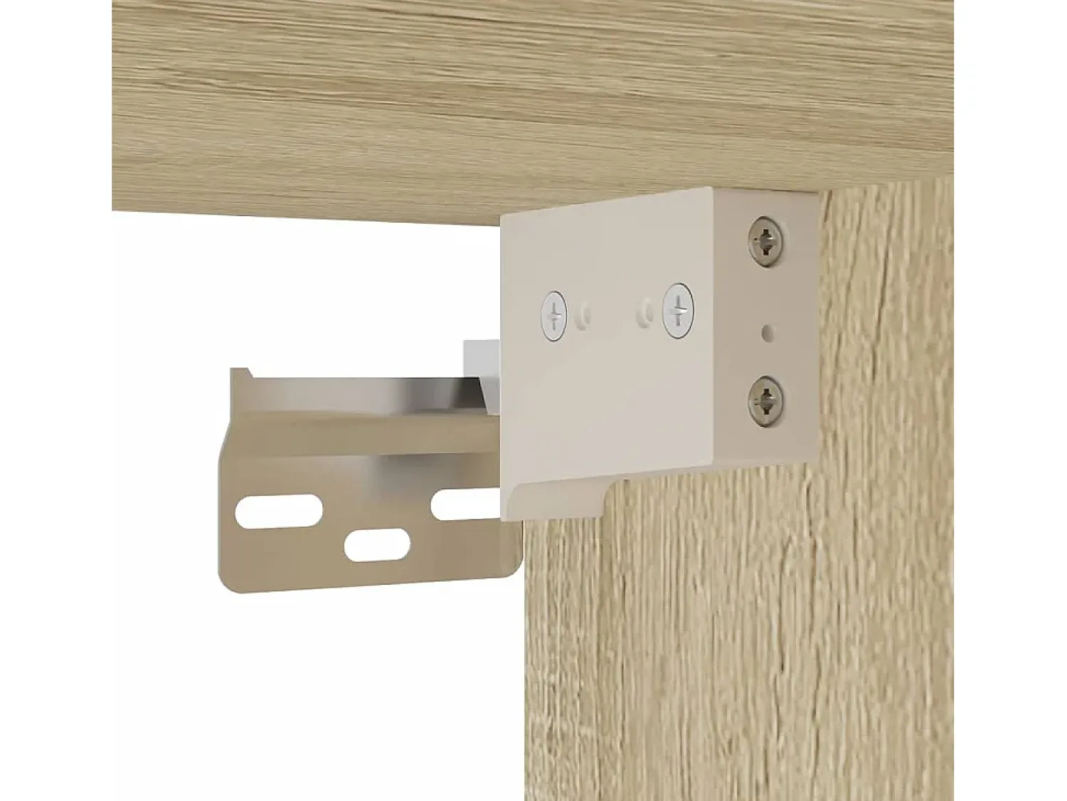 Prateleira|vidaxl Armário de parede c/ portas vidro 68,5x37x35 cm carvalho sonoma Castanho