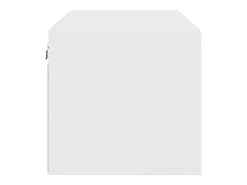 vidaxl Armário de parede c/ portas de vidro 102x37x35 cm^ Prateleira