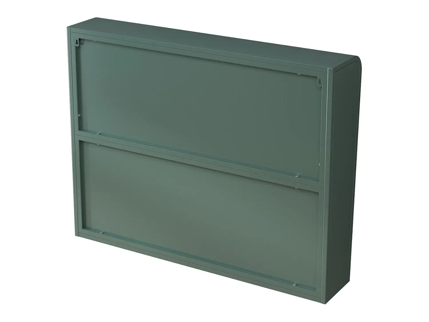 Prateleira| Armário de parede moderno com portas de vidro - para cozinha e banheiro - 90 × 20 × 70 cm, branco Verde