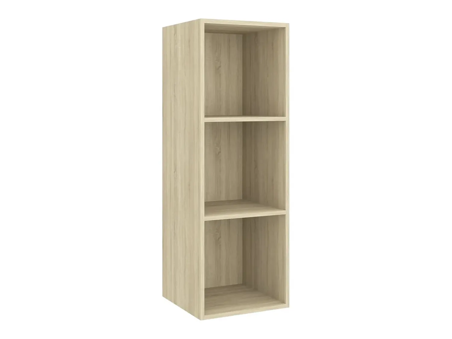 Clearance Armário de parede para TV derivados de madeira carvalho sonoma PT857876 Castanho