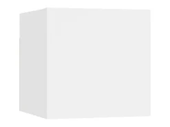 Móvel De Tv* Armário de parede para TV 30,5x30x30 cm PT759790 Branco