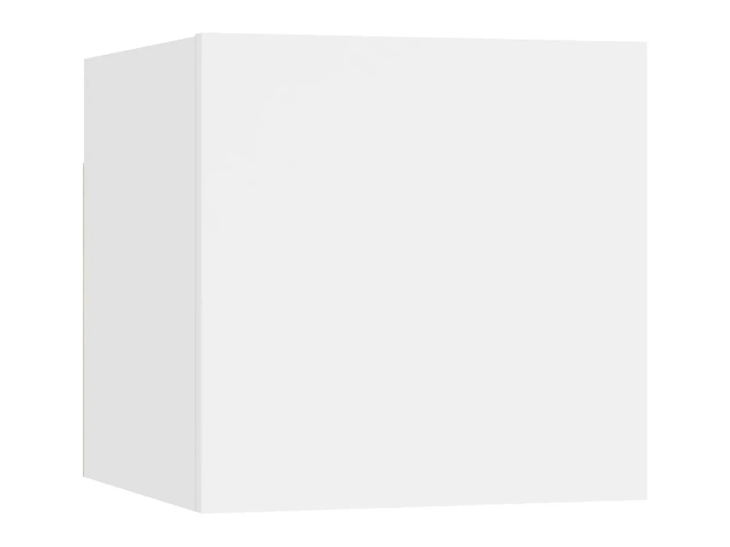 Móvel De Tv* Armário de parede para TV 30,5x30x30 cm PT759790 Branco