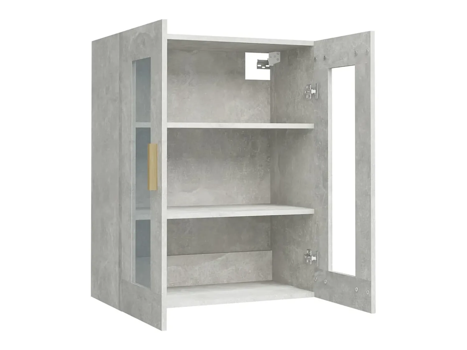 Outlet vidaxl Armário de parede suspenso 69,5x34x90 cm cimento Cinzento