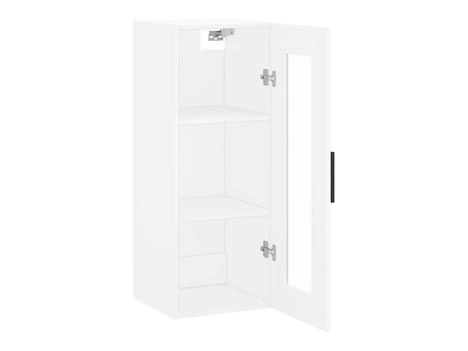 Prateleira*vidaxl Armário de parede 34,5x34x90 cm Branco