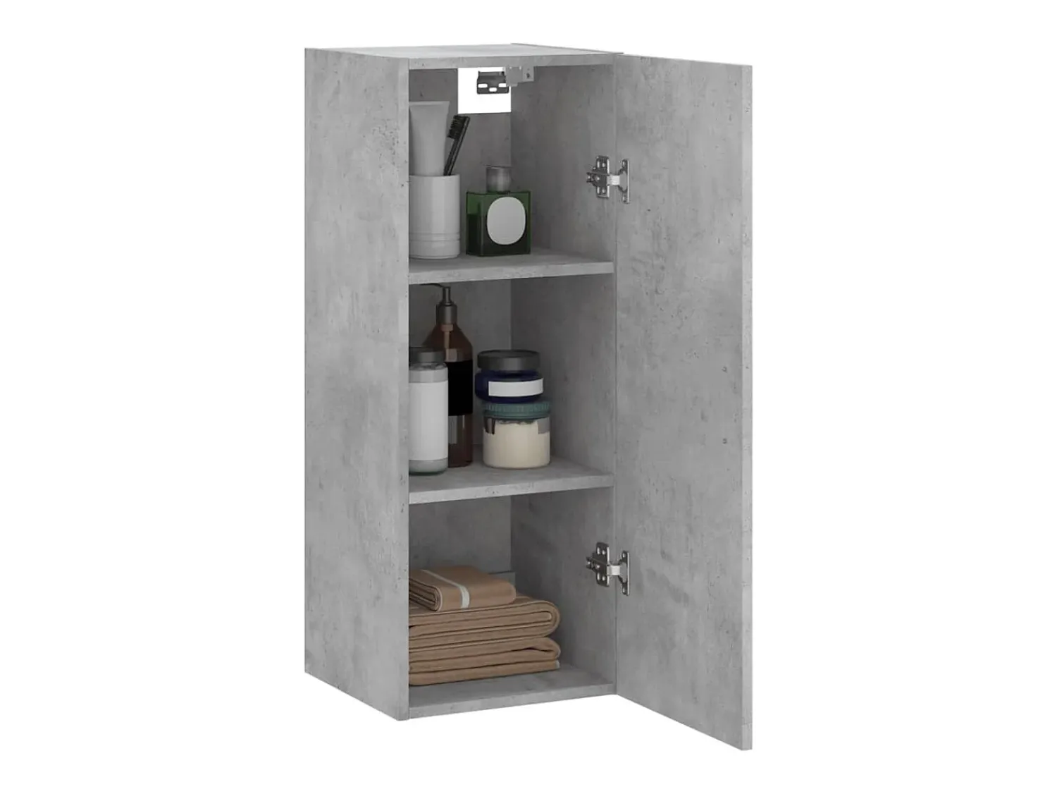 Sale vidaxl Armário de parede 34,5x34x90 cm cimento Cinzento