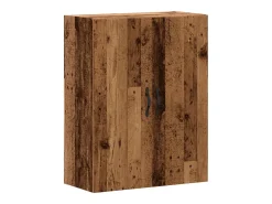 Prateleira*vidaxl Armário de parede 69,5x34x90 cm derivados madeira madeira velha Natural claro