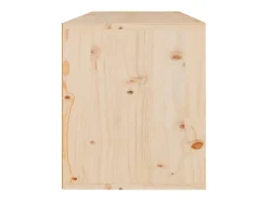 vidaxl Armário de parede 80x30x35 cm madeira de pinho maciça^ Prateleira