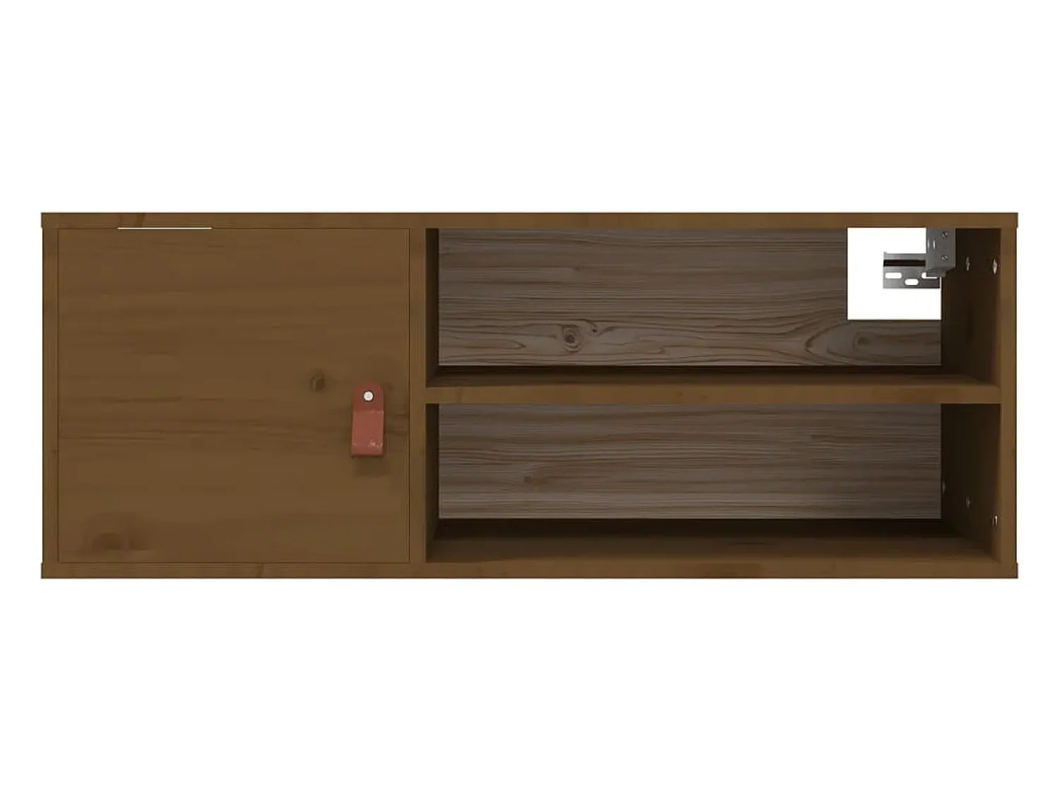 Sale vidaxl Armário de parede 80x30x30 cm pinho maciço mel Castanho