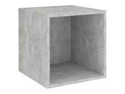 Prateleira|vidaxl Armário de parede 37x37x37cm derivados madeira cimento Cinzento