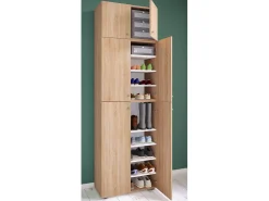 Móvel De Arrumação|Sapateira*VCM Armário de sapatos Lona Sonoma Oak A. 240 x L. 70 x P. 39 cm Multicor