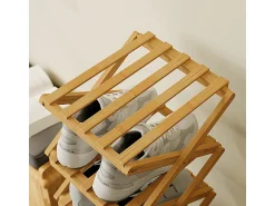 Móvel De Arrumação|Sapateira|Vicco Armário para sapatos bambu 26x26.5x52 ziggy Natural claro