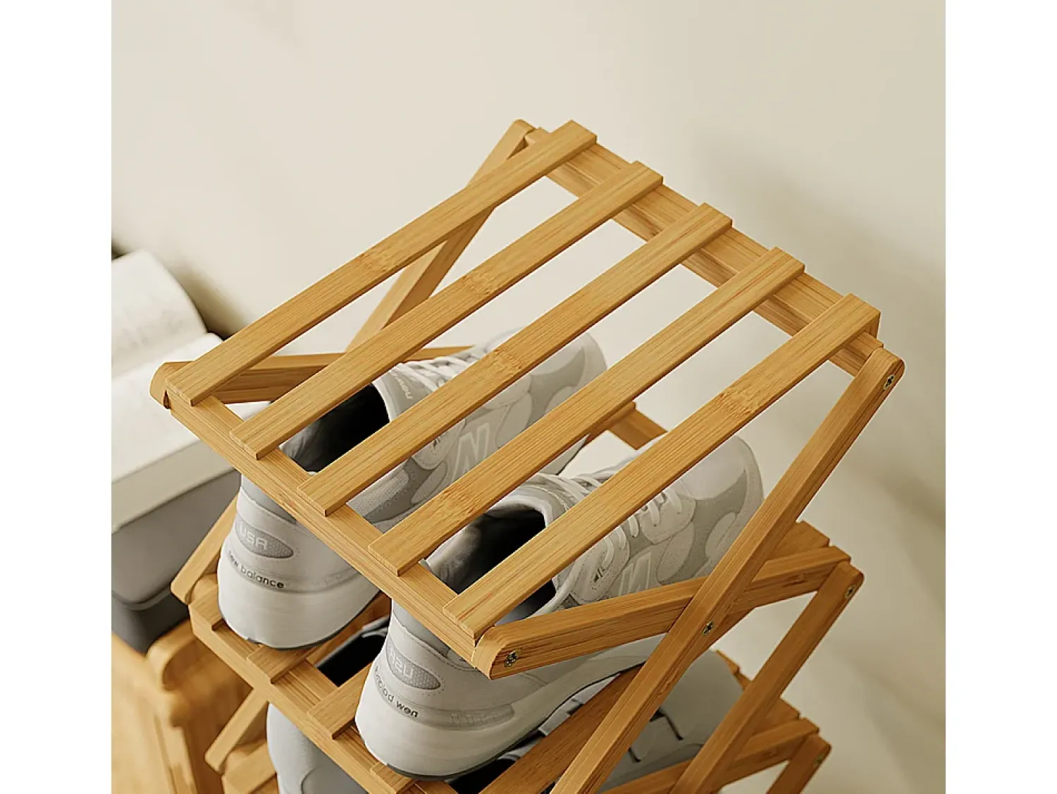 Móvel De Arrumação|Sapateira|Vicco Armário para sapatos bambu 26x26.5x52 ziggy Natural claro