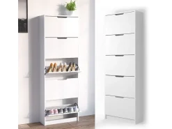 Móvel De Arrumação|Sapateira*Vicco Armário para sapatos 22x59x169 luca Branco