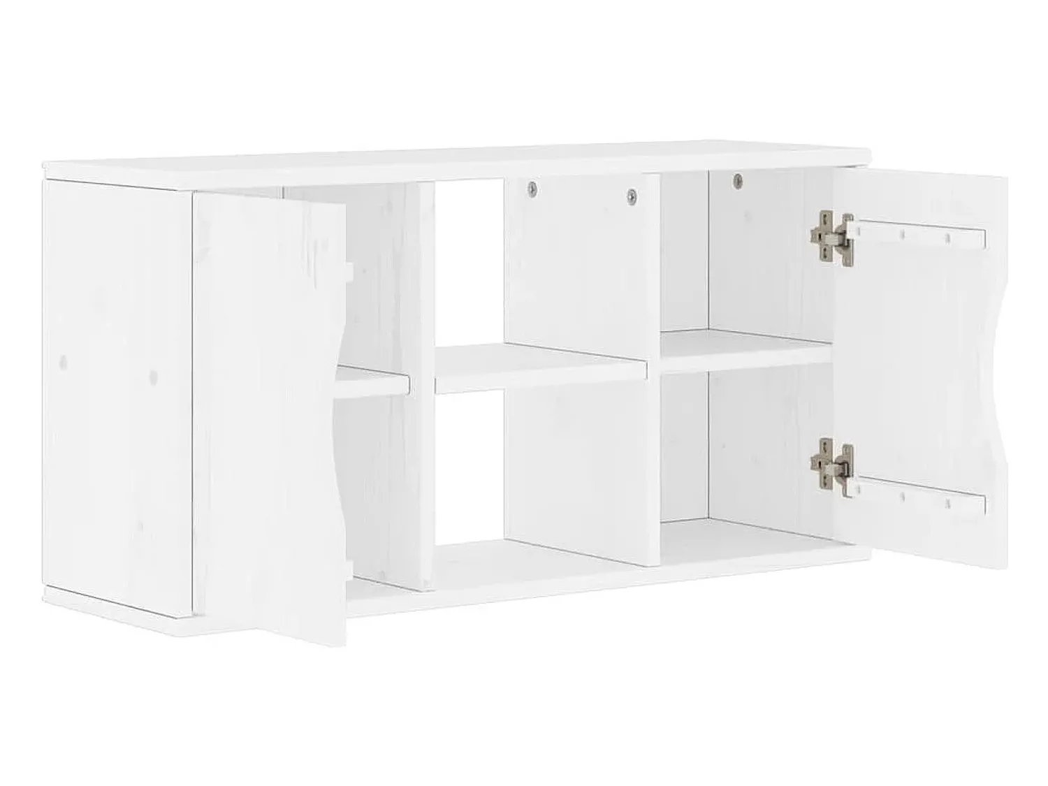 vidaxl Armário para TV 79x24x40 cm Madeira maciça de pinho^ Móvel De Tv