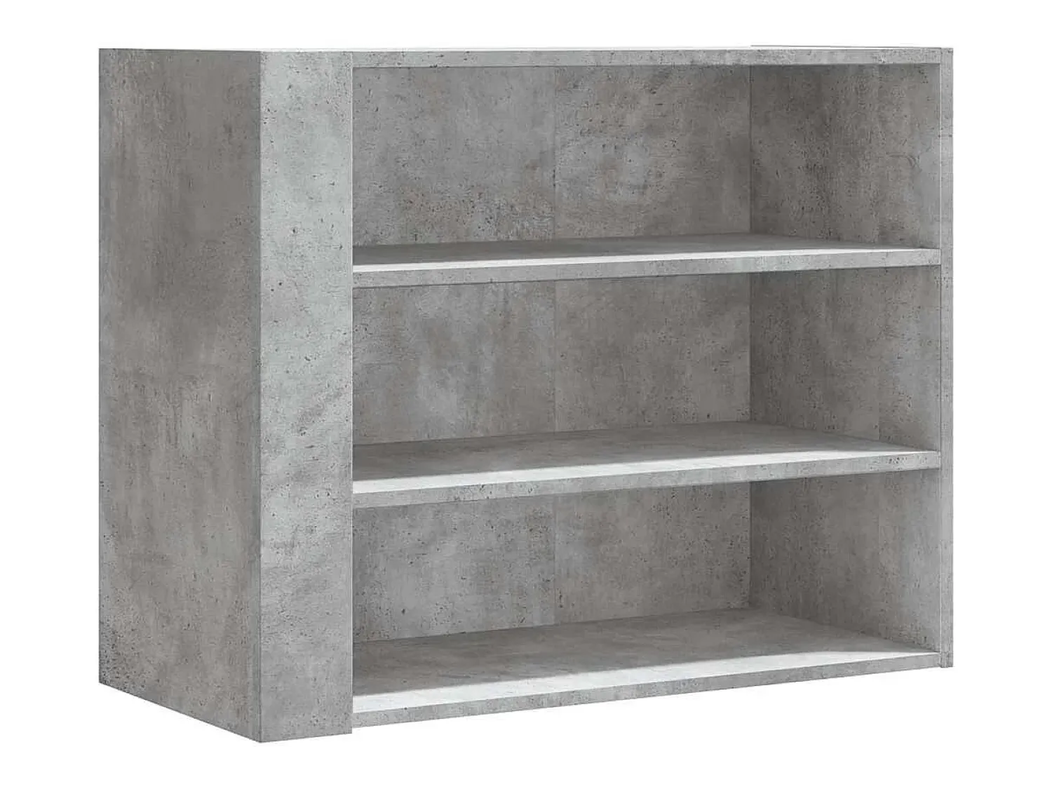 Prateleira|vidaxl Armário parede 75x35x60 cm derivados madeira cimento Cinzento