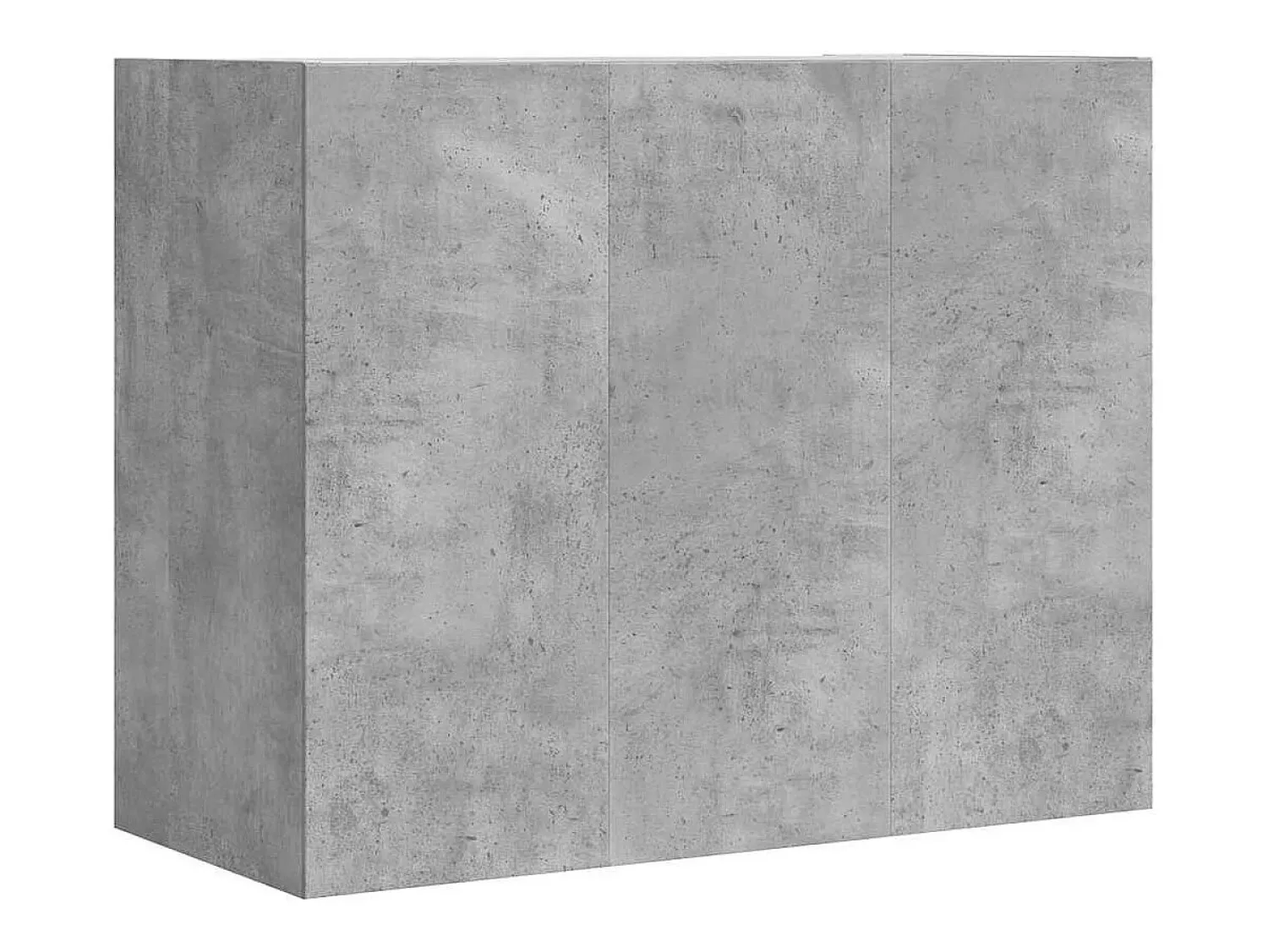 Prateleira|vidaxl Armário parede 75x35x60 cm derivados madeira cimento Cinzento